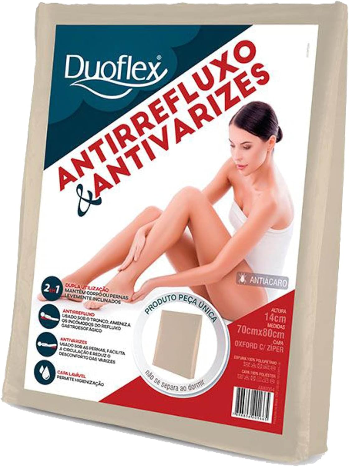 Travesseiro Antivarizes & Antirrefluxo Duoflex