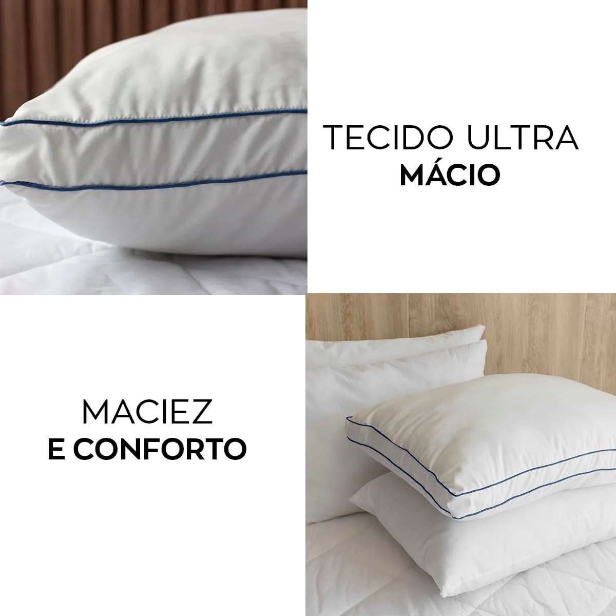 Travesseiro Camesa Ergosoft Hotel 50 × 70 cm