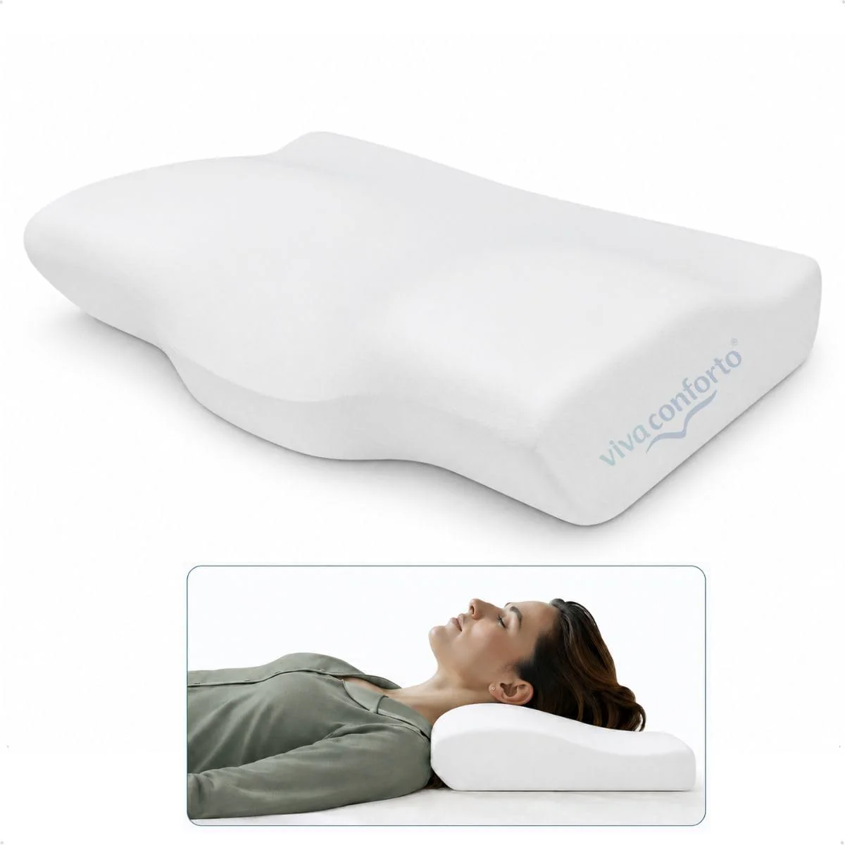 Travesseiro Viva Conforto Nasa Cervical D40
